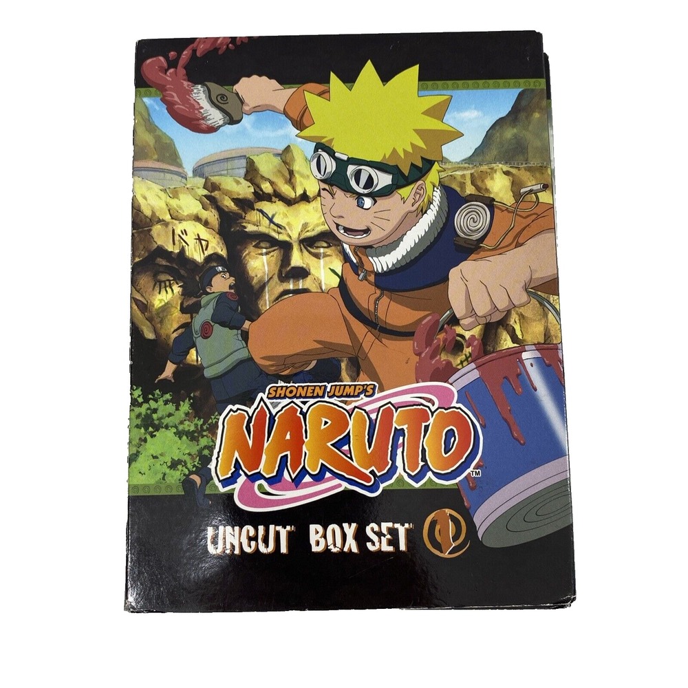 Shonen Jump Naruto Uncut Box Set‎ Volume 1 DVDs 2002 Episodes 1-13